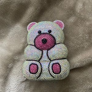 Womens rhinestone clutch